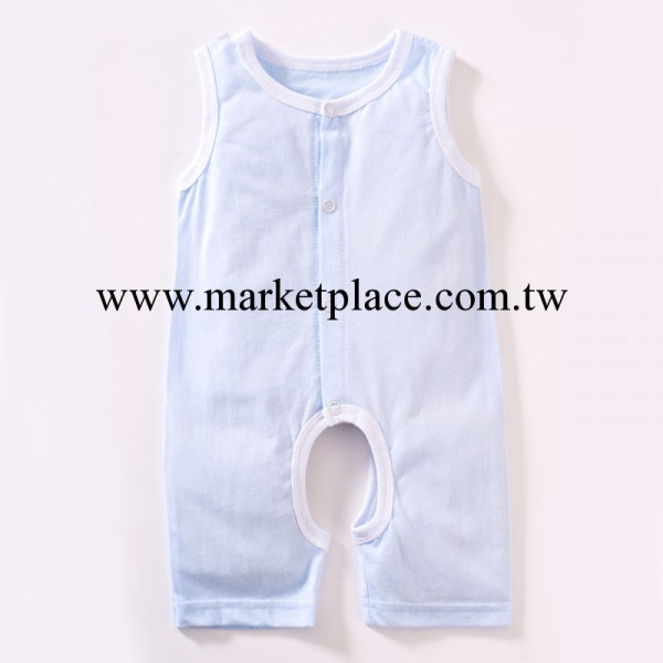CIPANGO 嬰兒連身衣服 純棉男女寶寶哈衣無袖開檔 新生兒0-1歲工廠,批發,進口,代購