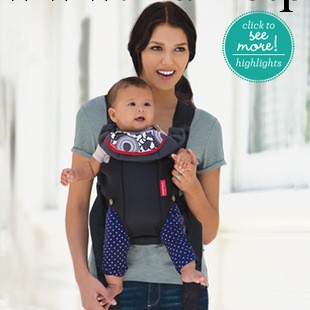 原單正品 美國Infantino Swift款 嬰兒背帶 承重11.3KG -3種背法工廠,批發,進口,代購