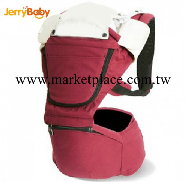 Jerrybaby潔莉寶貝 多功能雙肩透氣腰凳背帶 母嬰用品 配口水巾工廠,批發,進口,代購
