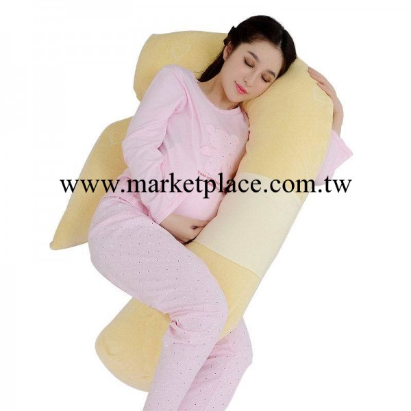 樂孕升級款F型天鵝絨孕婦枕頭孕婦抱枕護腰枕側睡側臥枕ly807S-h工廠,批發,進口,代購