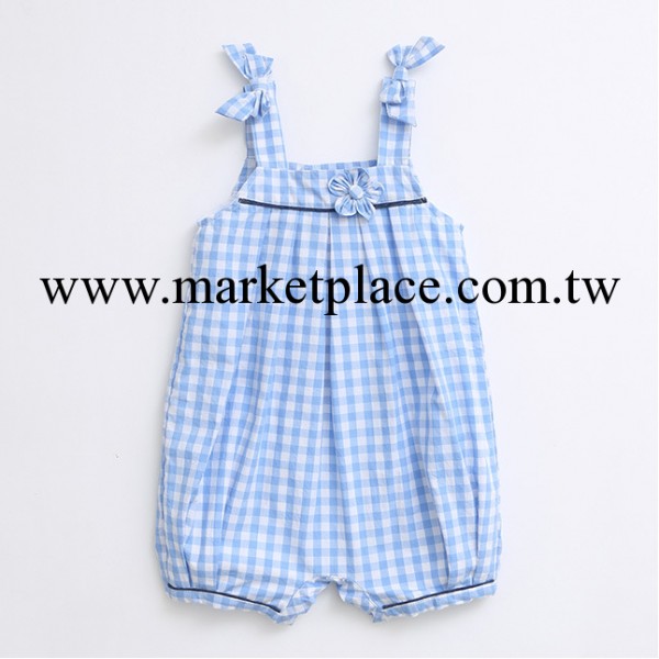 marcjanie 馬克珍妮 夏季男女寶寶維西格吊帶連身褲 13170工廠,批發,進口,代購