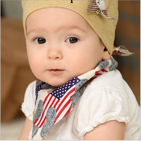 特價歐美最流行兒童三角巾可做寶寶口水巾兜圍巾多色隨機發A35批發・進口・工廠・代買・代購