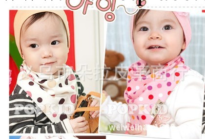 2013weiwei最新花型帆佈口水巾寶寶口水 兒童三角巾 超好質量批發・進口・工廠・代買・代購