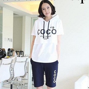 2013夏季 新款韓版 時尚休閒短袖孕婦套裝 孕婦哺乳套裝13050工廠,批發,進口,代購