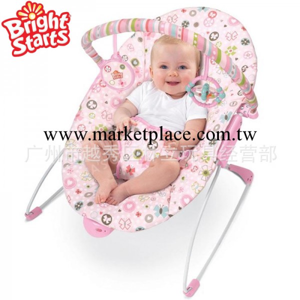 美國Bright Starts正版 6952粉色花朵嬰兒搖椅批發工廠,批發,進口,代購