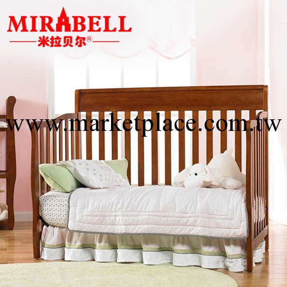 米拉貝爾歐式嬰兒床 實木無味環保漆寶寶BB床 學步床   一件代發工廠,批發,進口,代購