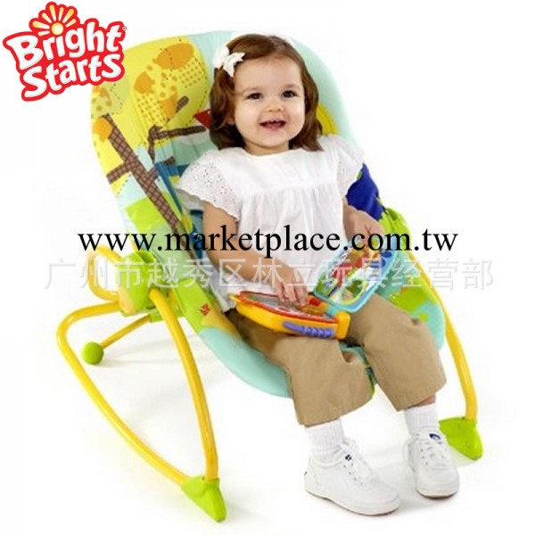 美國Bright Starts正版 7001彩色成長嬰兒搖椅批發工廠,批發,進口,代購