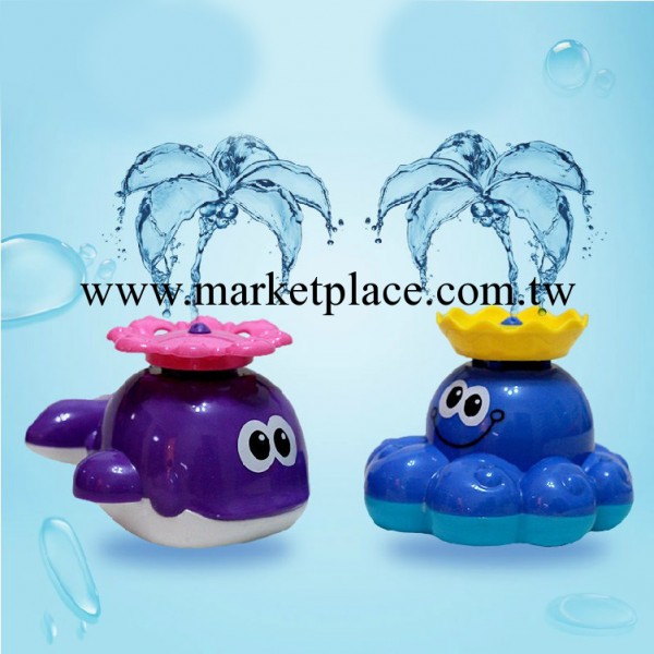 ZhiTongbaby寶寶洗澡玩具 會旋轉 自動噴水的八爪魚 鯨魚戲水玩具批發・進口・工廠・代買・代購