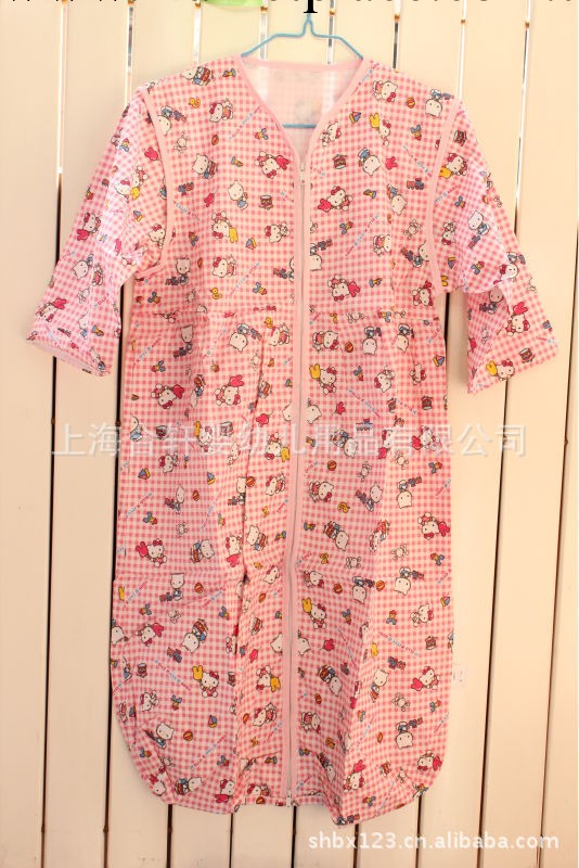 外貿Hello Kitty袖子可以脫卸雙拉鏈雙層棉佈空調睡袋100厘米長工廠,批發,進口,代購