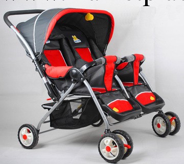 童車嬰兒推車雙胞胎龍鳳胎三樂501批發分銷可折疊輕便雙胞胎童車工廠,批發,進口,代購