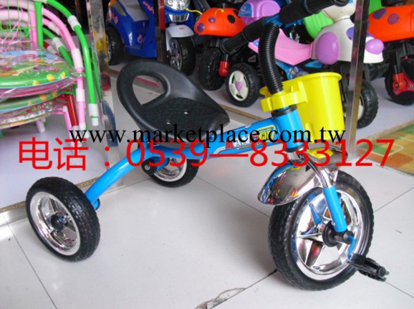 兒童腳踏斷梁附帶前框鍍光輪高檔三輪廠傢直銷工廠,批發,進口,代購