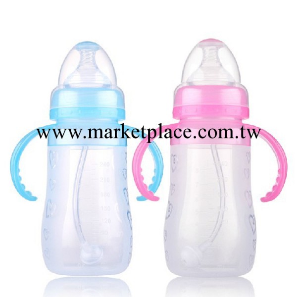 嬰兒寬口保溫奶瓶 雙層不矽膠兒童寶寶冬季保暖奶瓶 大口徑保溫工廠,批發,進口,代購
