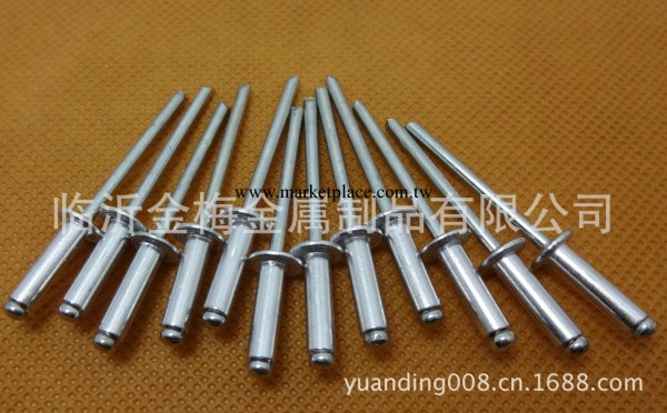 生產開口型抽芯鉚釘長度直徑4MMX13MM優質鋁合金材料批發・進口・工廠・代買・代購