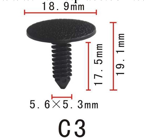 白色樹形鉚釘/定位器卡扣/尼龍卡扣/刺形鉚釘工廠,批發,進口,代購