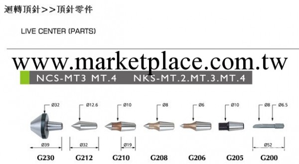 臺灣麗勛NCS-MT3/4  NKS-MT2,3,4頂針零件工廠,批發,進口,代購