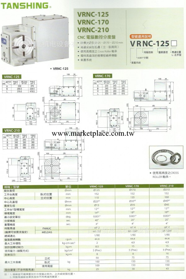 供應潭興（TANSHING）分度盤、轉臺、第四軸、加工中心專用工廠,批發,進口,代購