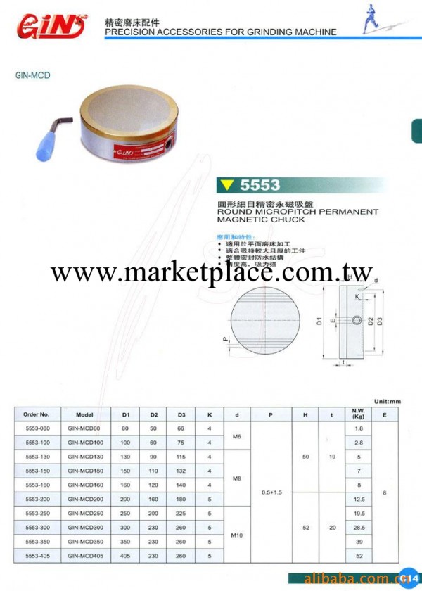 供應臺灣精展耐用永久磁盤吸盤批士工廠,批發,進口,代購