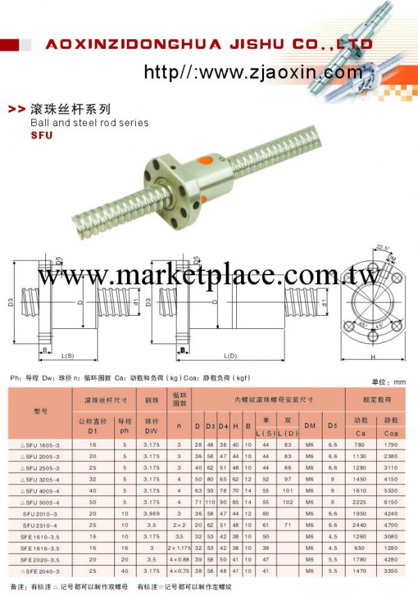 專業生產6米精密滾珠絲桿1610.2040.2510.3210.4010.5010.8010.工廠,批發,進口,代購