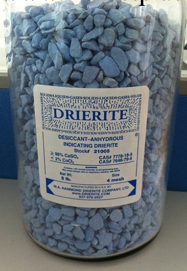 Drierite無水硫酸鈣乾燥劑 實驗級指示型 21005工廠,批發,進口,代購