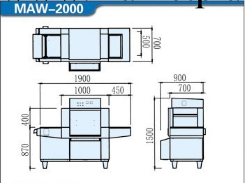 平放式洗碗機 A系列  MAW- 2000工廠,批發,進口,代購