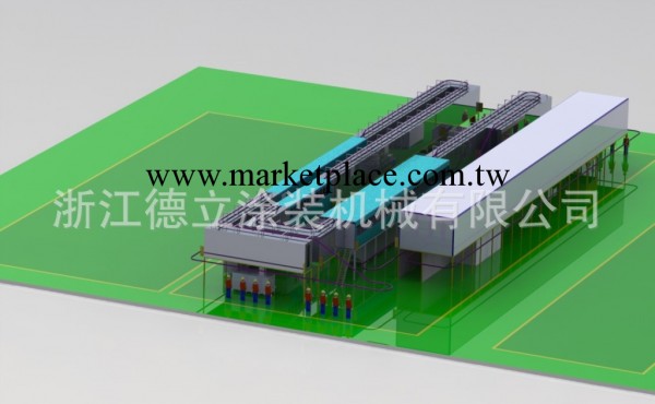 汽車零部件及五金件陰極電泳自動塗裝生產線噴粉設備工廠,批發,進口,代購