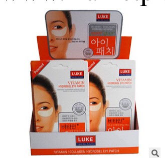 韓國進口正品LUKE維生素眼貼一盒10貼 韓國進口洗化用品批工廠,批發,進口,代購