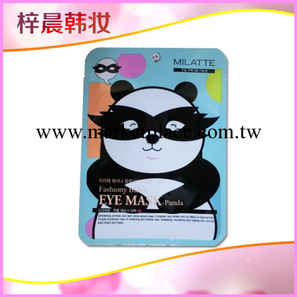 長期供應 韓國正品代購眼膜貼 MILATTE黑熊貓傢族保濕眼膜貼工廠,批發,進口,代購