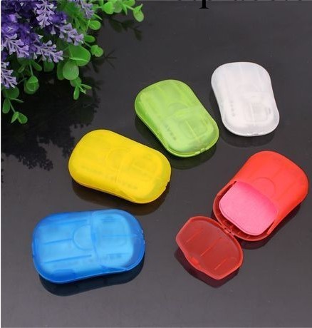 2150創意傢居衛生方便攜式肥皂片防流感旅遊出差必備香皂紙20片裝工廠,批發,進口,代購