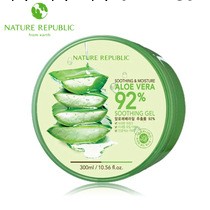 韓國Nature Republic自然樂園蘆薈膠300ml美白補水保濕麵膜霜去痘工廠,批發,進口,代購