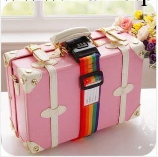 5月彩虹三位密碼鎖旅行箱捆箱帶 滌綸行李打包帶捆箱帶150g工廠,批發,進口,代購