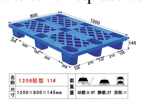 供應 藍色塑膠卡板 1200*1000*150田字型塑膠托盤工廠,批發,進口,代購