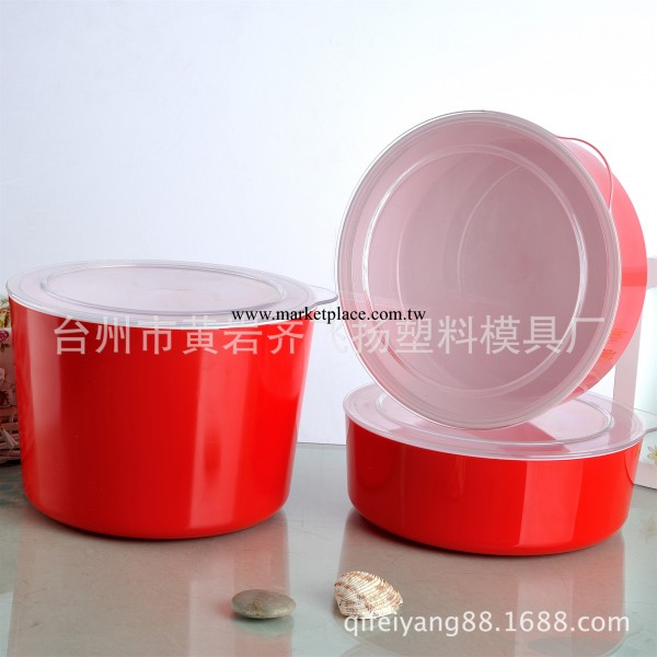 廠傢供應直銷 高品質紅色密封罐 中國紅 套裝0.3 0.75 1.5 1.75L工廠,批發,進口,代購