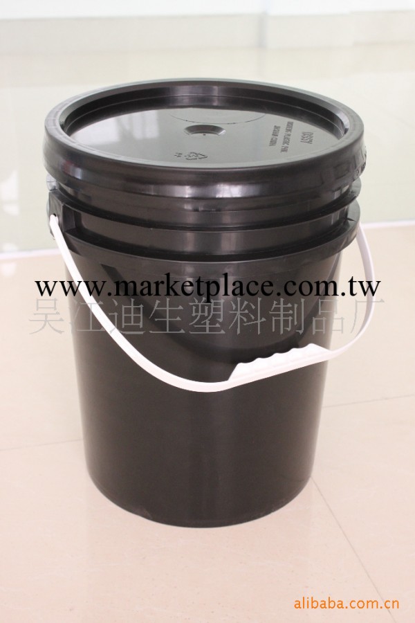 專業供應20升廣口黑色美式多邊塑料桶 品質優良(圖) 塑料桶20L工廠,批發,進口,代購