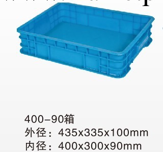 供應400-300-90內徑規格塑料周轉箱蘇州塑料EU物流箱HP物流箱工廠,批發,進口,代購