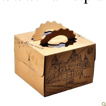 烘培包裝 環保牛皮紙生日蛋糕包裝盒 烘焙包裝 定制蛋撻盒批發工廠,批發,進口,代購