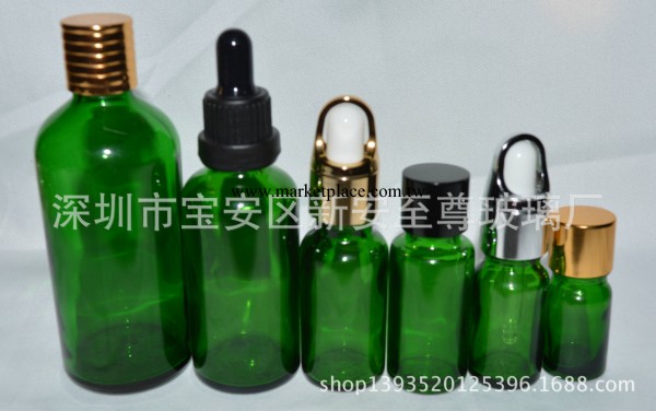 廠傢直銷10ml綠色精油瓶無氣泡黑點精油瓶工廠,批發,進口,代購