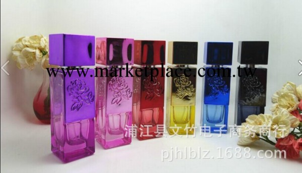 2014最新款彩噴玫瑰香水瓶工廠,批發,進口,代購