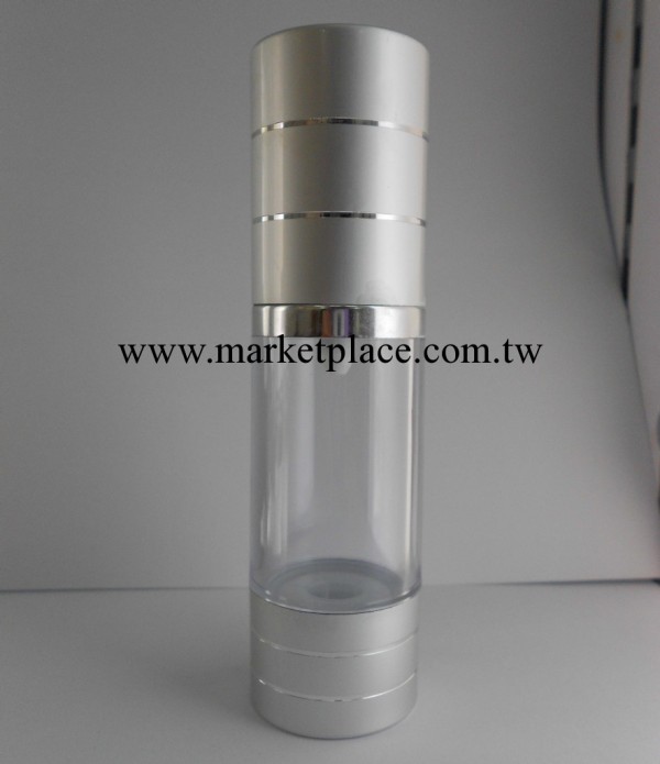 廠傢現貨供應15ML電化鋁銀色真空瓶 化妝品分裝瓶 化妝品真空瓶工廠,批發,進口,代購
