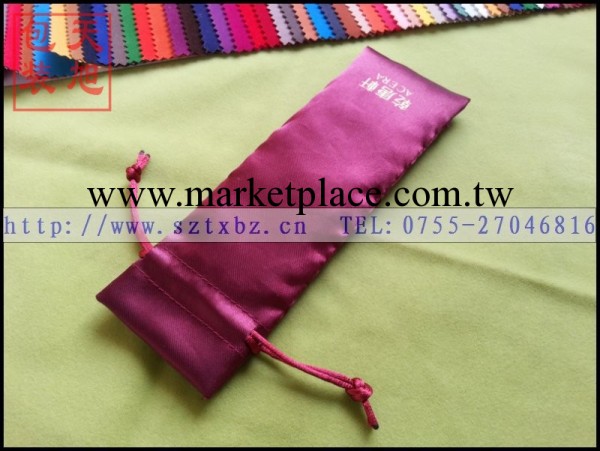 深圳廠傢定做各種規格彩色綢佈袋 束口小綢佈袋 精細做工 可絲印工廠,批發,進口,代購