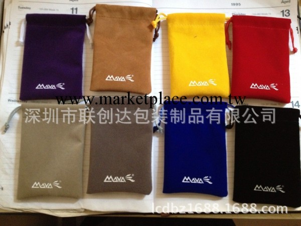 深圳鼠標袋廠傢生產 數位禮品束口絨佈袋 高檔鼠標絨佈袋工廠,批發,進口,代購