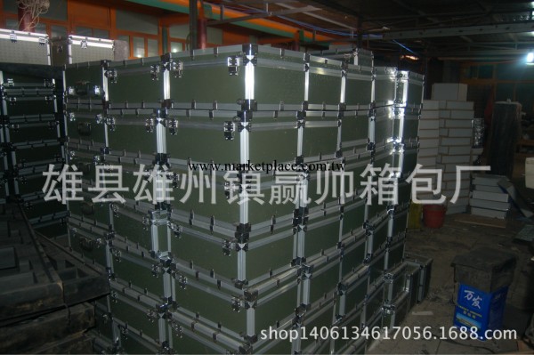 廠傢直銷 質量可靠 抗壓減震 軍綠色北京重型優質鋁合金箱機器箱工廠,批發,進口,代購