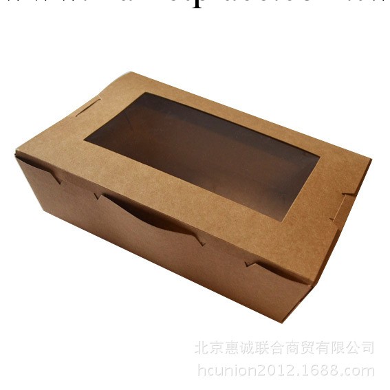 褐色窗口午餐盒 食品紙盒 Brown Window Lunch Box Detpak工廠,批發,進口,代購