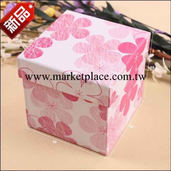 火熱暢銷高檔韓式正方形創意禮品盒 粉色四葉草系列禮品盒 可定制工廠,批發,進口,代購