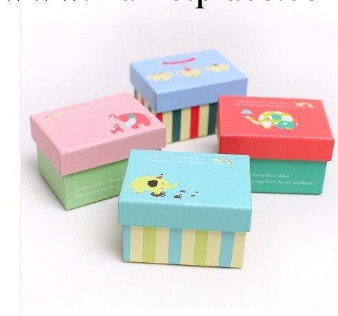 精美生日禮盒 禮物包裝 大象系列禮物盒 長方形卡通可愛紙盒 特價工廠,批發,進口,代購