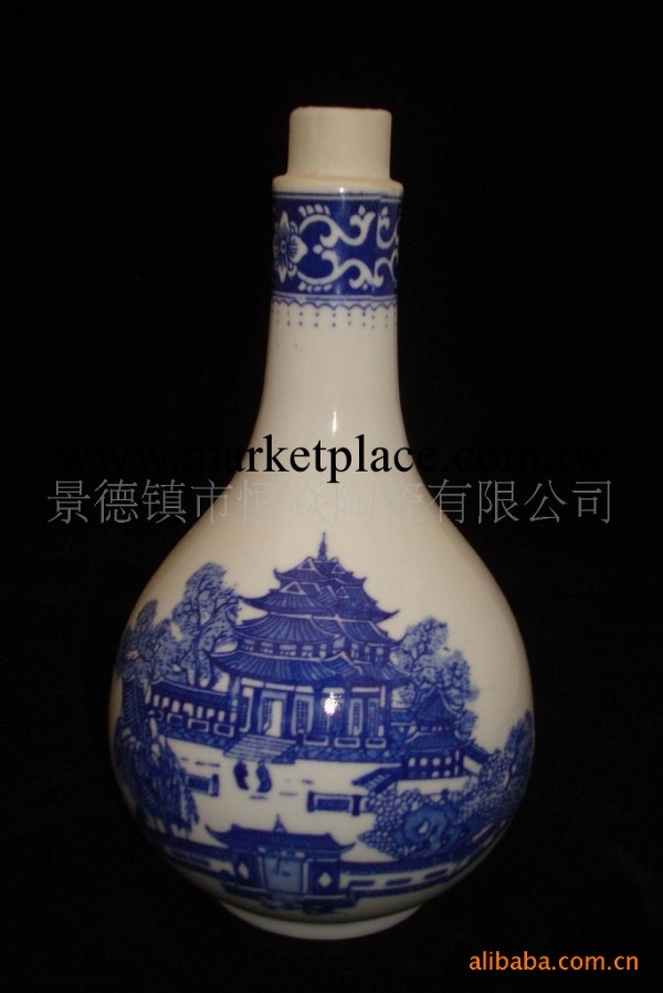 陶瓷酒瓶,景德鎮青花瓷  酒瓶 陶瓷包裝工廠,批發,進口,代購