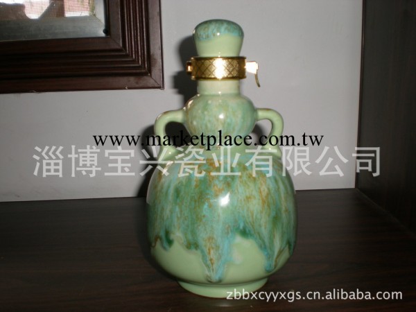 淄博陶瓷、500ml窯變陶瓷酒瓶工廠,批發,進口,代購