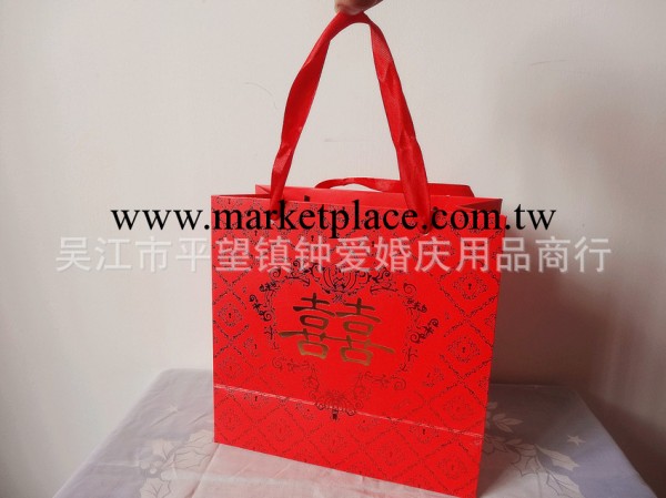 新款高檔禮品袋/個性燙金字紅色禮品袋 小號手提批發批發・進口・工廠・代買・代購