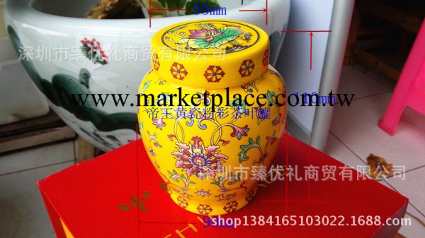 陶瓷茶葉罐包裝瓶密封瓶高白瓷泥高溫燒制手繪釉下彩陶瓷廠傢直銷工廠,批發,進口,代購