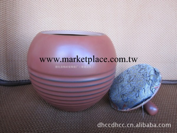 天然紫砂茶葉罐 古陶器窯變釉 陶質圓形 儲茶罐 陶瓷罐 可加LOGO工廠,批發,進口,代購