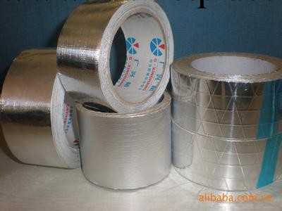 【專業生產】鋁箔膠帶高溫夾筋 鋁箔高溫膠帶 質量可靠  品優價廉工廠,批發,進口,代購